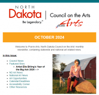 Screenshot of top of NDCA October 2024 enews